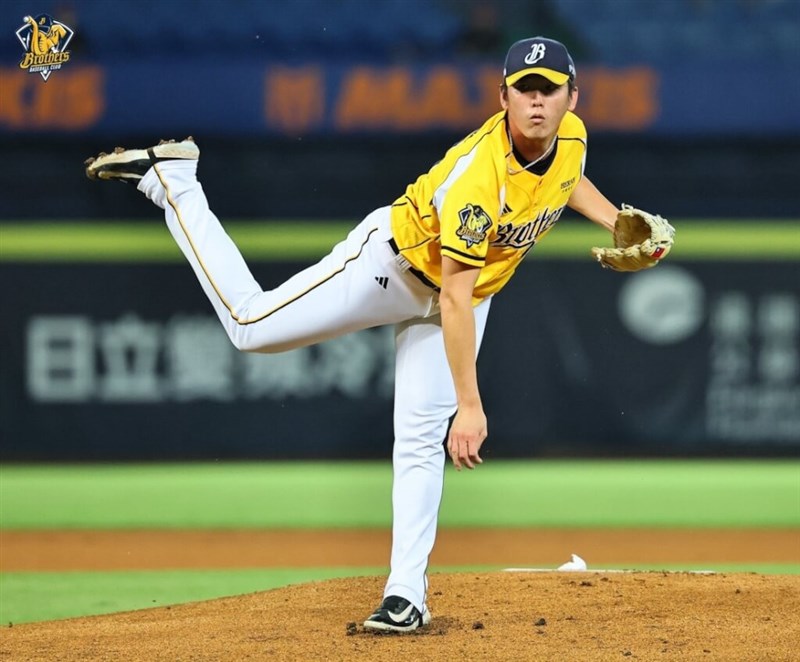 Brothers' starter Lin Huei-sheng. Photo courtesy of the CTBC Brothers