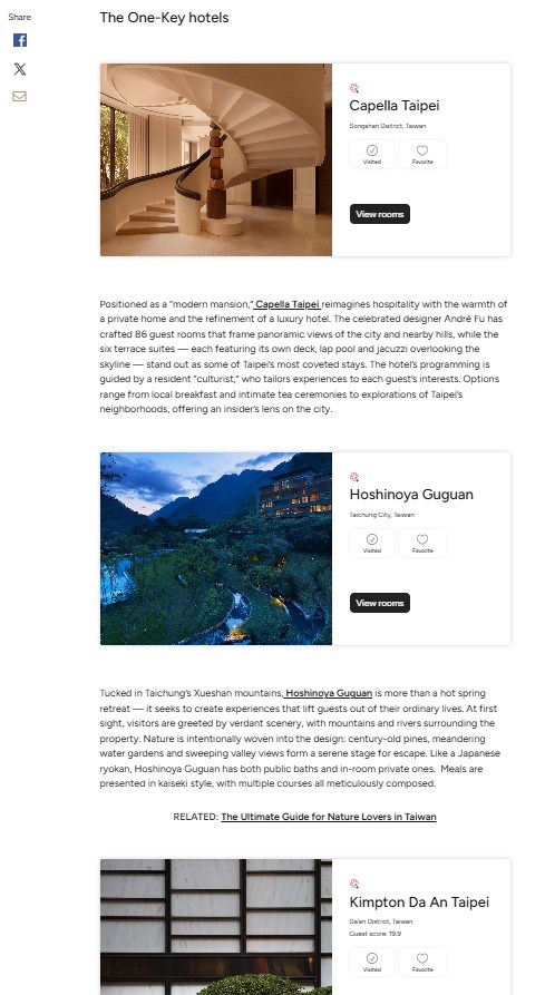 Graphic captured from Michelin Guide official website