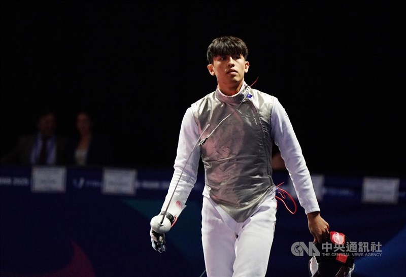 Taiwanese fencer Chen Chih-chieh. CNA file photo