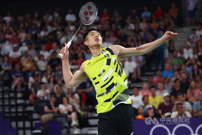 Taiwan's badminton ace Chou Tien-chen. CNA file photo