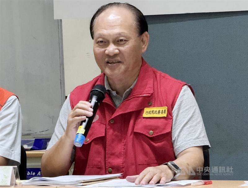 CEOC chief coordinator Chi Lien-cheng. CNA photo Oct. 22, 2025