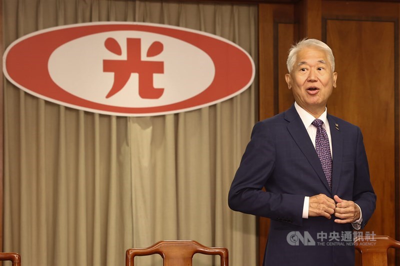 Shin Kong Life Insurance Chairman Mark Wei. CNA photo Oct. 22, 2025