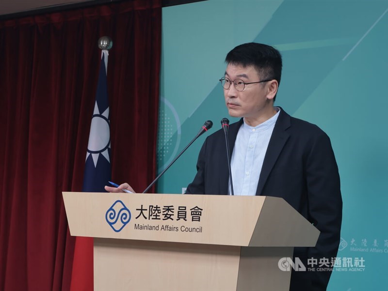 MAC deputy head and spokesperson Liang Wen-chieh. CNA photo Oct. 23, 2025