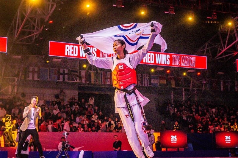 Taiwanese Taekwondo athlete Liu You-yun. Photo taken from the World Taekwondo website: worldtaekwondo.org