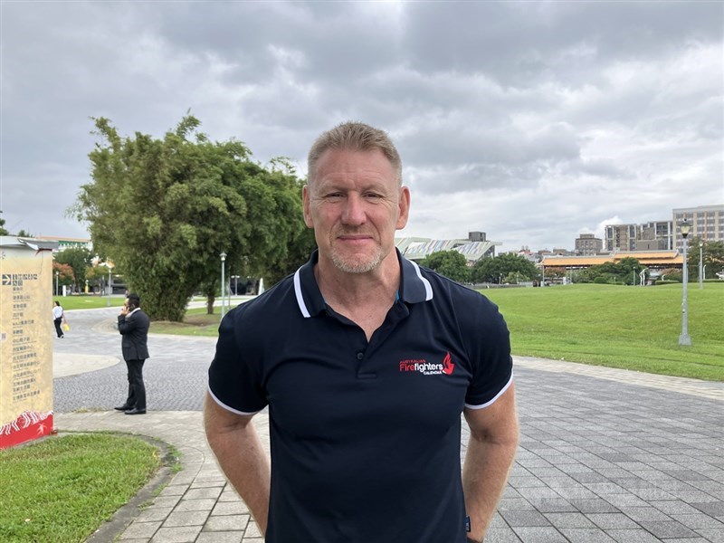 David Rogers, director of Australian Firefighters Calendar CNA photo Oct. 27, 2025
