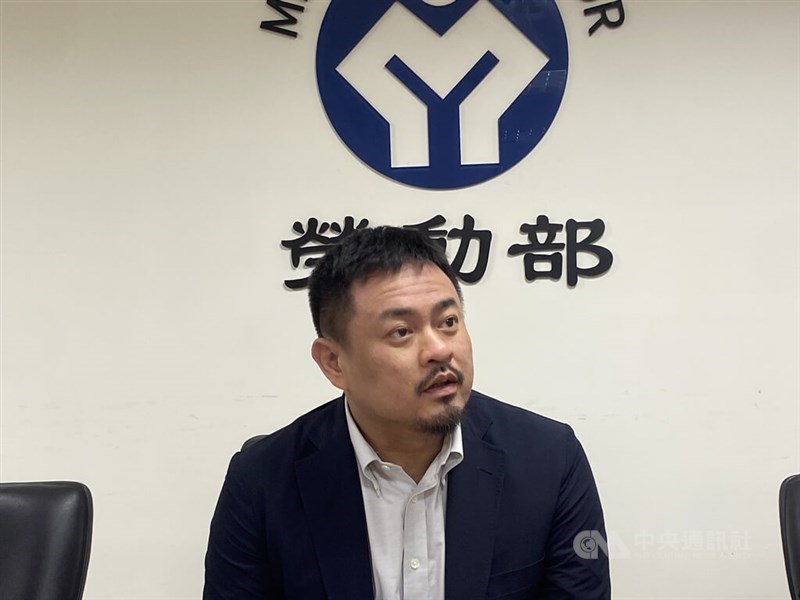 Labor Minister Hung Sun-han. CNA photo Oct. 30, 2025