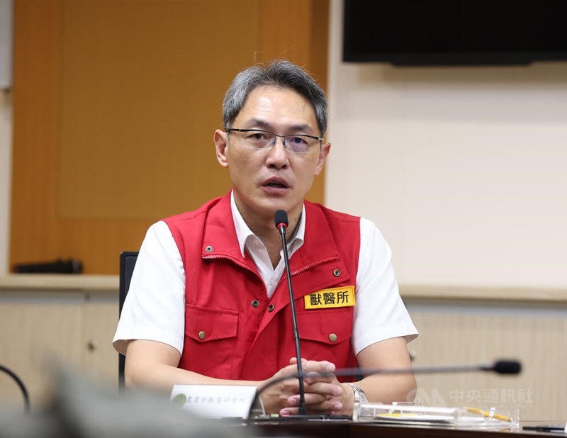Deng Ming-chung, director-general of the MOA's Veterinary Research Institute. CNA photo Oct. 31, 2025