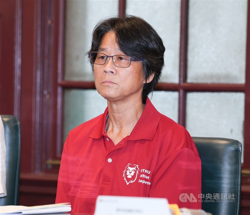 Former NTNU soccer team coach Chou Tai-ying. CNA file photo