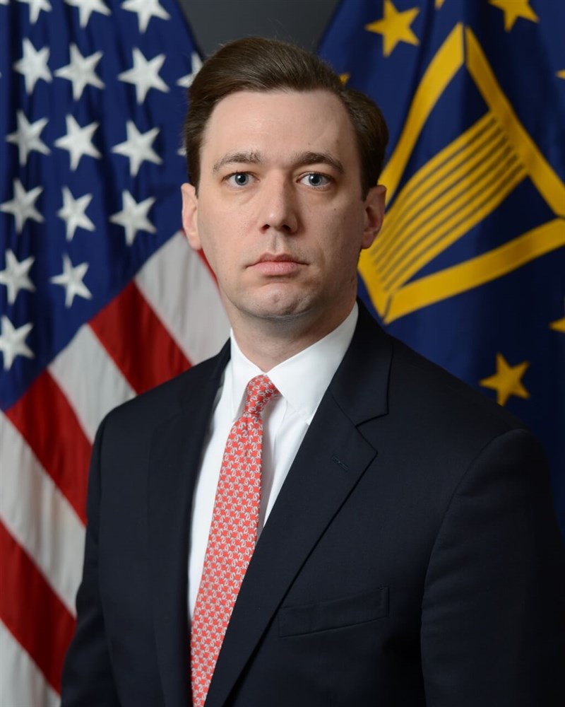 Austin J. Dahmer, nominee for assistant secretary of defense for strategy, plans and forces. Photo taken from the website of the U.S. Department of War