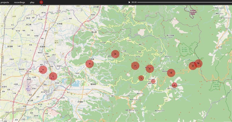 Screenshot taken from aporee.org