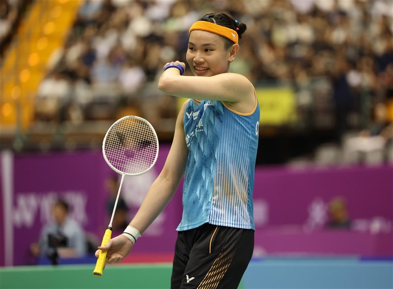 Tai at the YONEX Taipei Open 2024. Photo taken from Tai’s Facebook