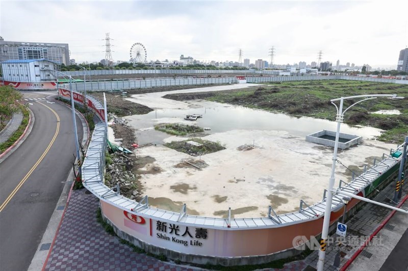 An aerial view of the T17 and T18 plots at Beitou Shilin Science Park in Taipei. CNA file photo