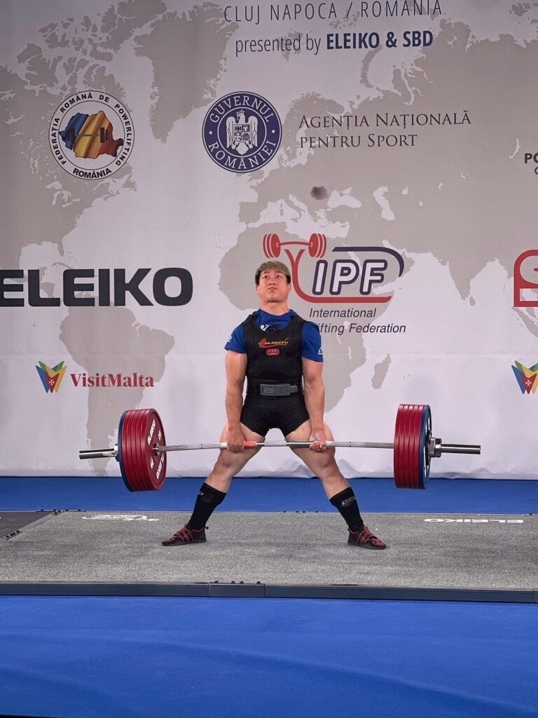 Taiwanese powerlifter Chiang Kai-chieh. Photo courtesy of the Ministry of Sports