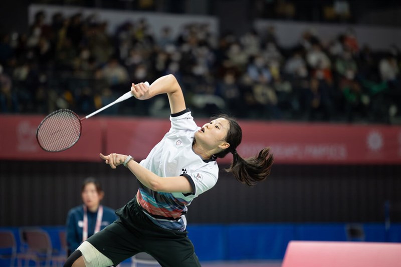  Taiwanese shuttler Shen Yan-ru. Photo courtesy of the Ministry of Sports
