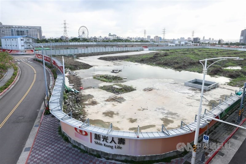 Another aerial view of the T17 and T18 plots at Beitou Shilin Science Park in Taipei. CNA file photo