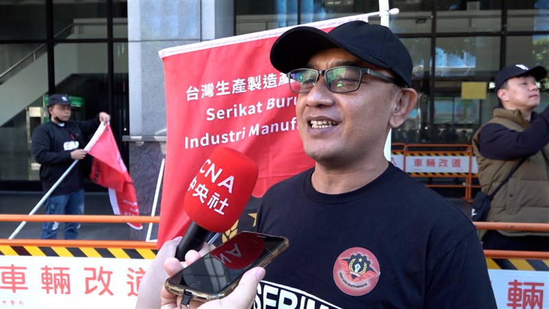 Indonesian manufacturing worker Ignas. CNA photo Dec. 7, 2025