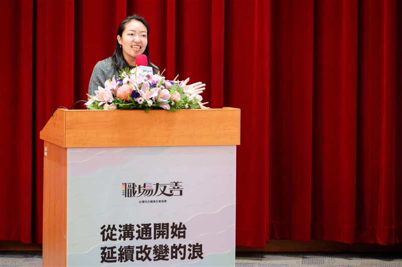 Juan Mei-ying, director of marketing at the Taiwan Tongzhi (LGBTQ+) Hotline Association. Photo courtesy of the association Dec. 9, 2025
