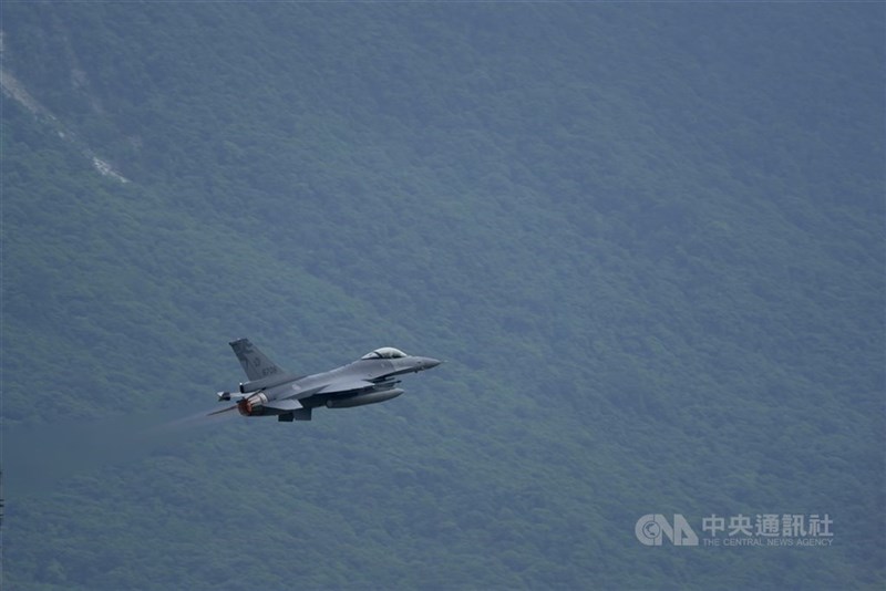 A Taiwanese Air Force F-16 fighter jet. CNA file photo