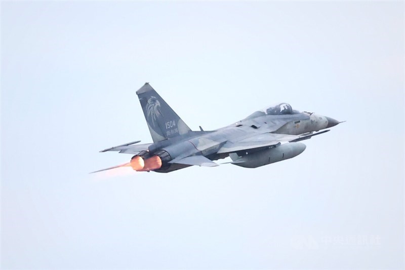 A Taiwanese Air Force IDF fighter jet. CNA file photo