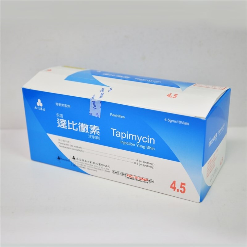 Tapimycin Injection Yung Shin. Image source: www.ysp.com.tw
