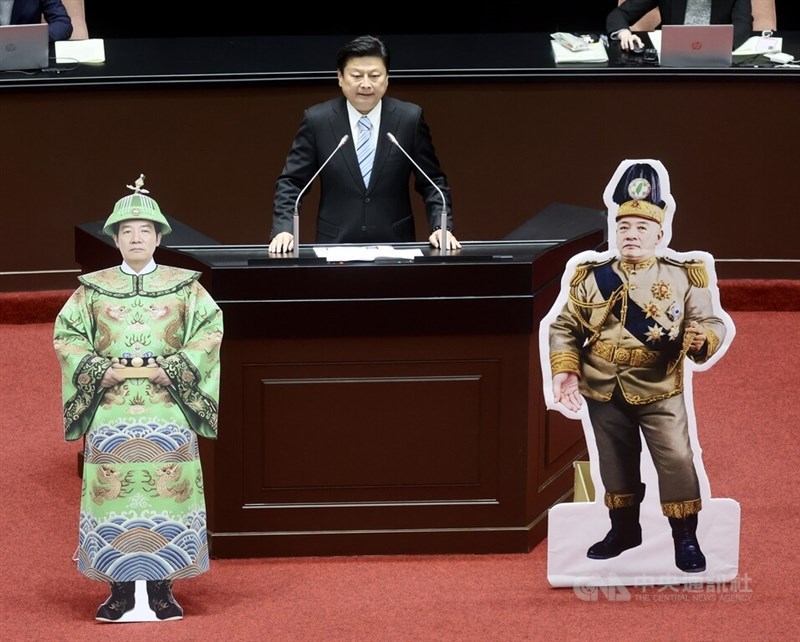 KMT caucus convener Fu Kun-chi. CNA photo Jan. 21, 2026