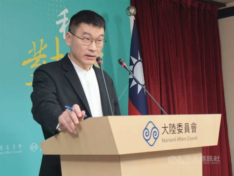 MAC Deputy Head and Spokesperson Liang Wen-chieh. CNA photo Oct. 23, 2025