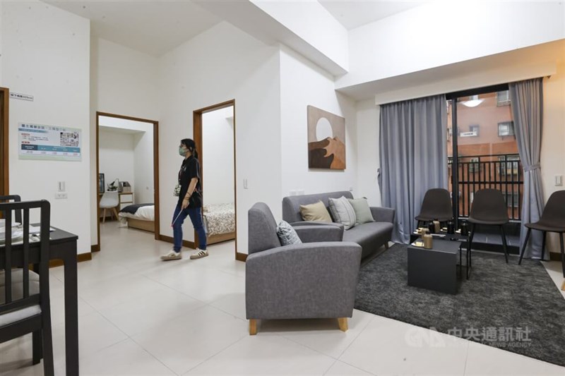 A social housing unit in Taipei's Wanhua District. CNA file photo