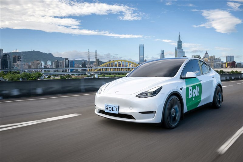 A ride-hailing vehicle operated by Bolt. Photo courtesy of Bolt