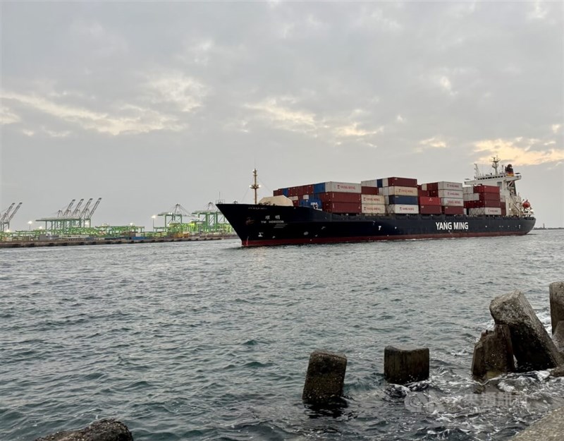 A Yang Ming Marine Transport Corp. cargo ship. CNA file photo