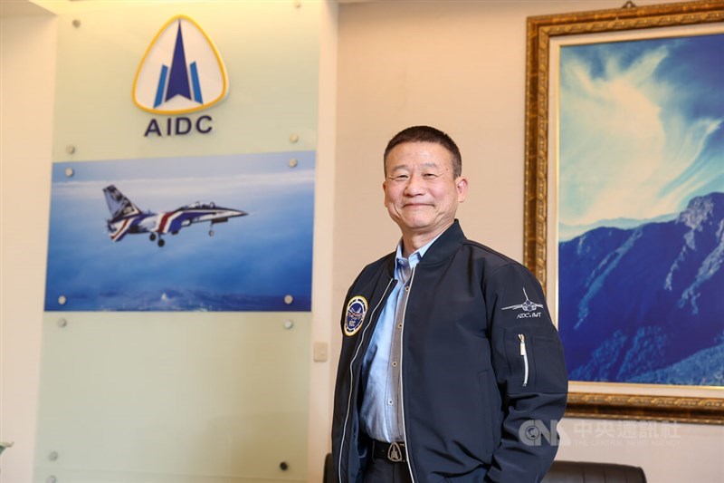 Aerospace Industrial Development Corp. (AIDC) Chairman Tsao Chin-ping. CNA photo Jan. 31, 2026