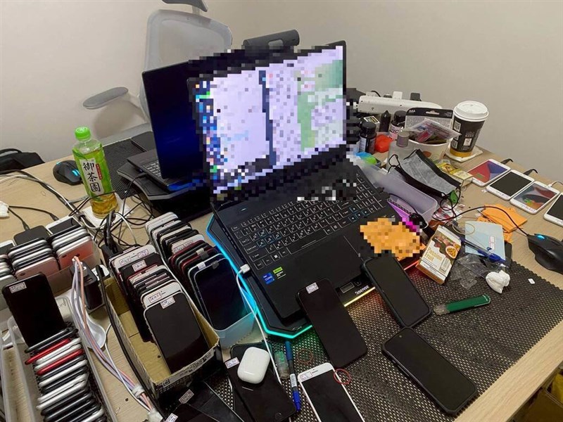 Tools used in the crime. Photo courtesy of a member of the public