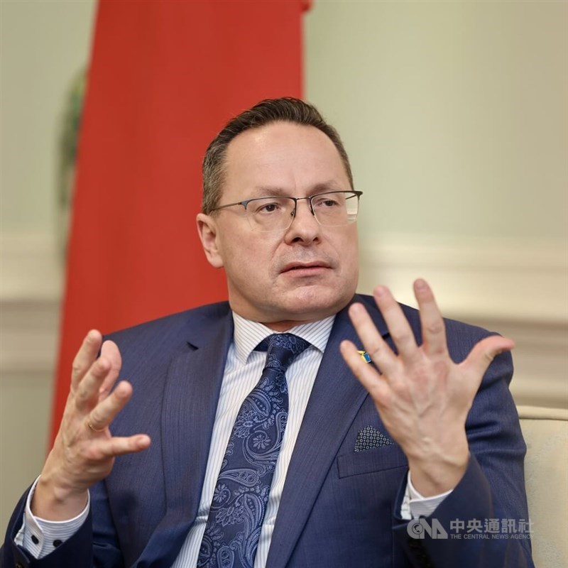 Lithuanian lawmaker Žygimantas Pavilionis. CNA photo Feb. 7, 2026