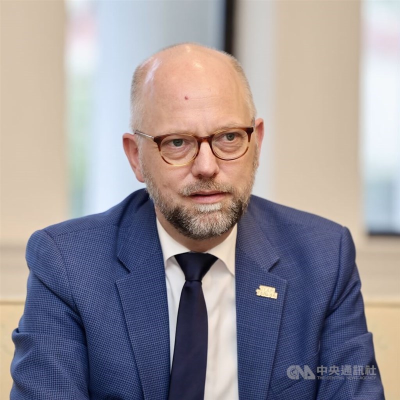 German lawmaker Till Steffen. CNA photo Feb. 7, 2026