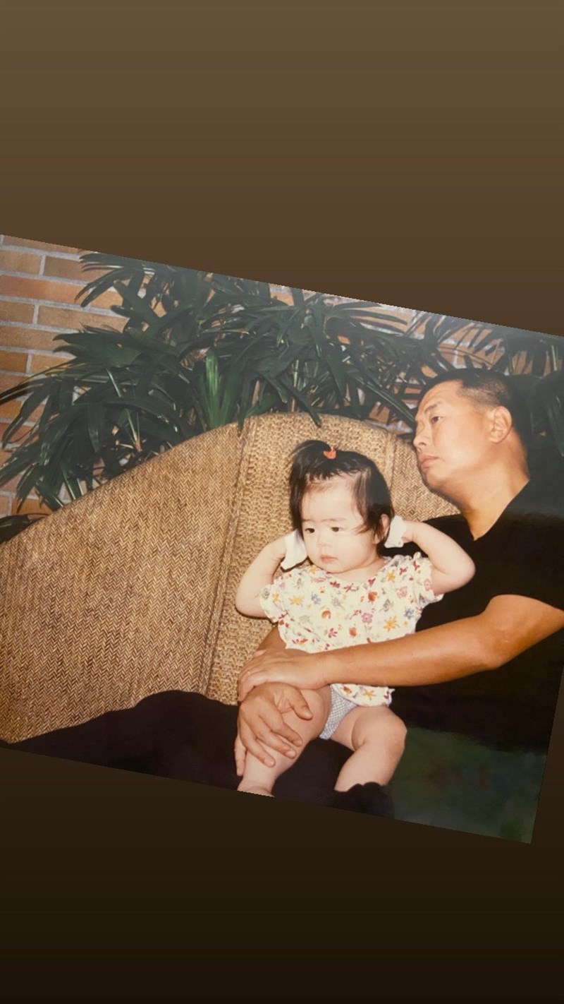 Jimmy Lai (right) holds his daughter Claire Lai. Photo courtesy of Claire Lai