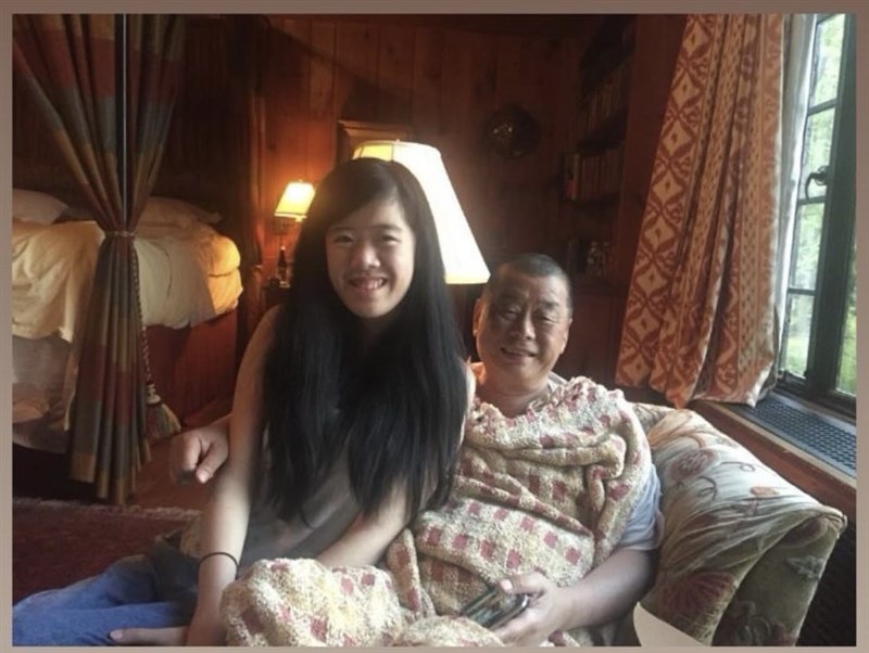 Hong Kong media tycoon Jimmy Lai (right) with his daughter Claire Lai. Photo courtesy of Claire Lai Feb. 10, 2026