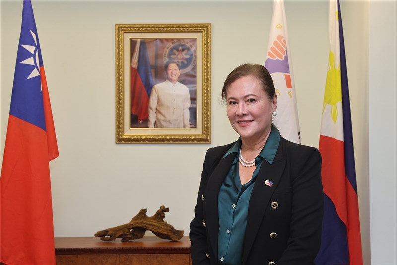 The Philippines' new top envoy to Taiwan Corazon Avecilla-Padiernos. CNA file photo