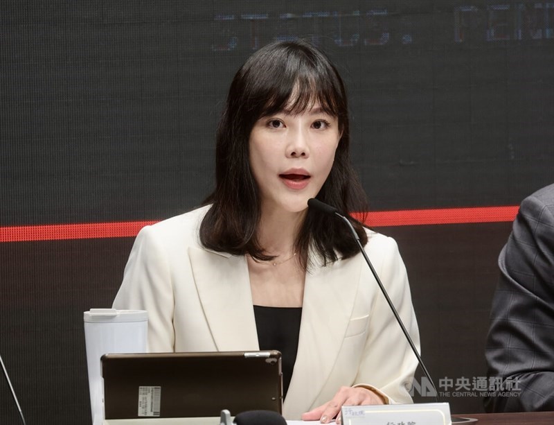 Executive Yuan spokesperson Michelle Lee. CNA file photo