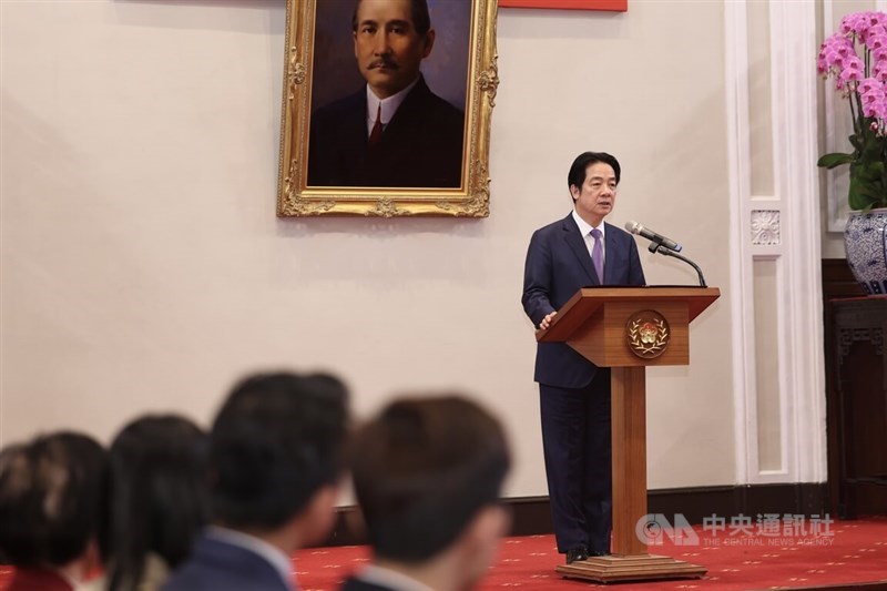 President Lai Ching-te. CNA photo Feb. 25, 2026
