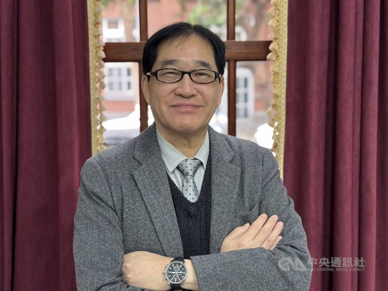 Kao Chao-hong, grandson of 228 Incident victim Chen Hsin. CNA photo Feb. 28, 2026