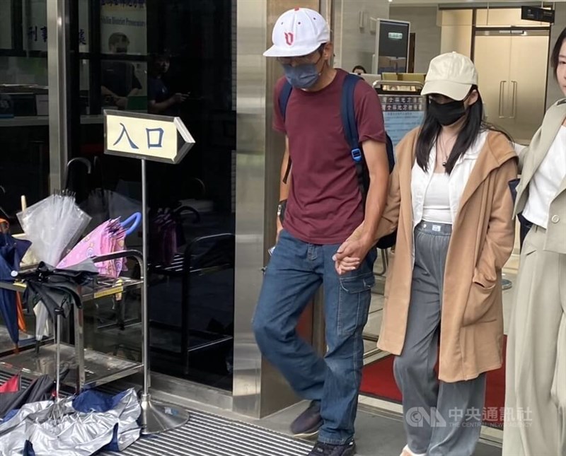 The victim's parents testify at the Shilin District Prosecutors Office in 2025. CNA file photo