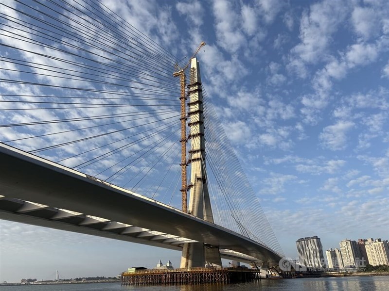 The Danjiang Bridge. CNA file photo