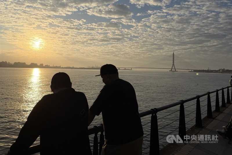 The Danjiang Bridge seen from Tamsui, New Taipei. CNA file photo