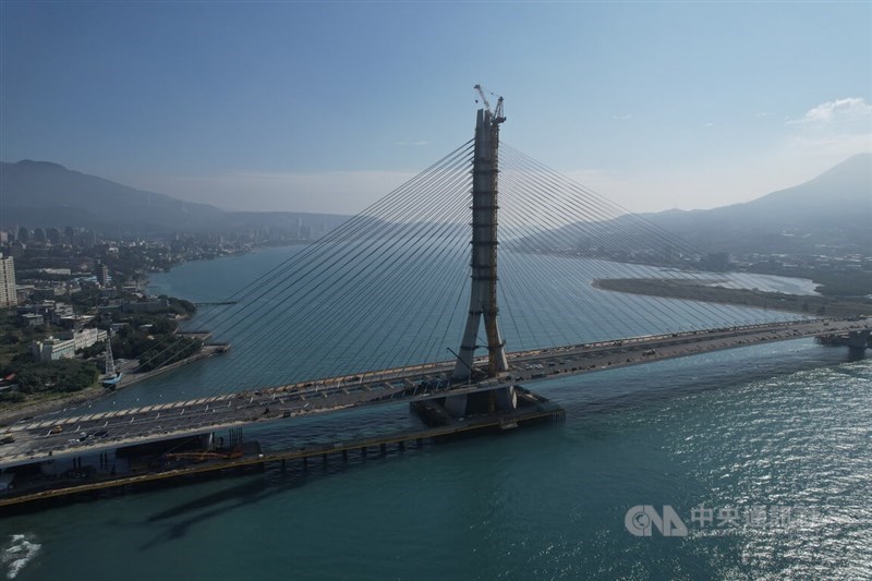 The Danjiang Bridge. CNA file photo