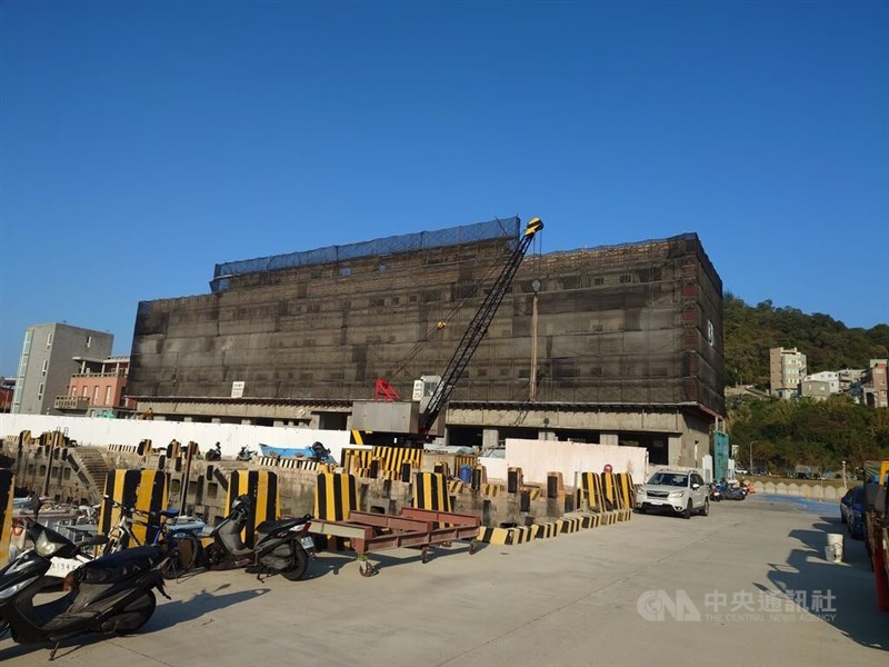 A construction site in Matsu. CNA photo March 14, 2026
