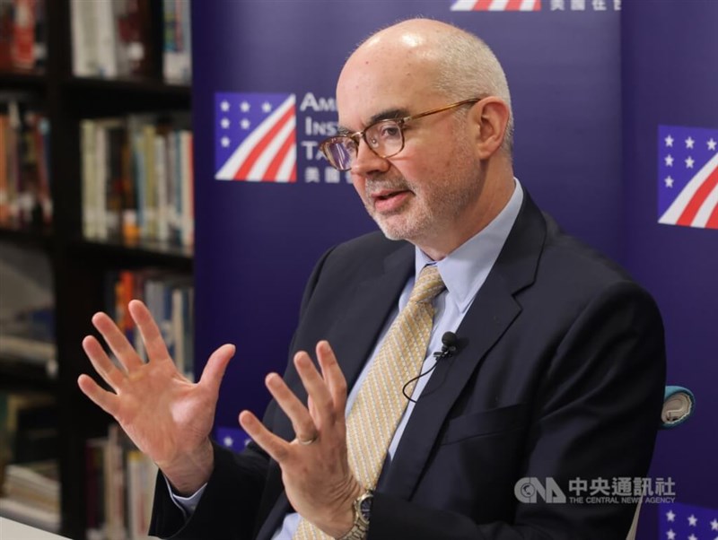 American Institute in Taiwan Director Raymond Greene. CNA file photo