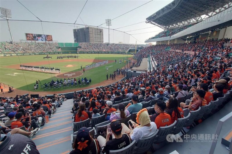The Tainan Asia-Pacific International Baseball Stadium. CNA file photo