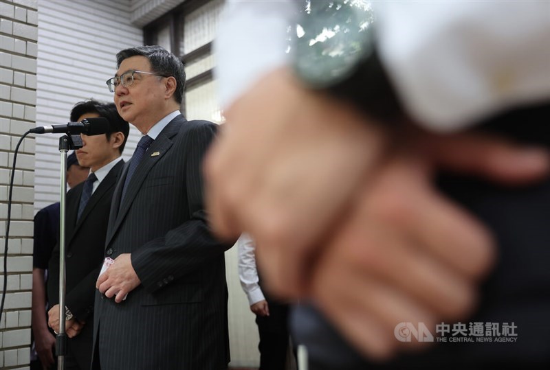 Premier Cho Jung-tai. CNA photo April 7, 2026