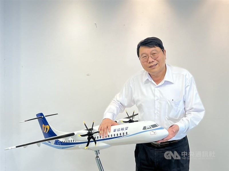 Mandarin Airlines chairman Chen Ta-chun. CNA photo April 8, 2026