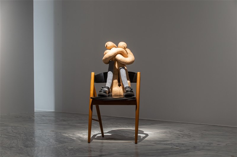English artist Sarah Lucas’ work "Girl." Photo courtesy of Sadie Coles HQ, London