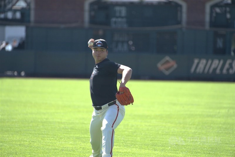 Houston Astros right-hander Teng Kai-wei. CNA file photo